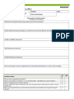 1) Health and Safety Interaction Form Template