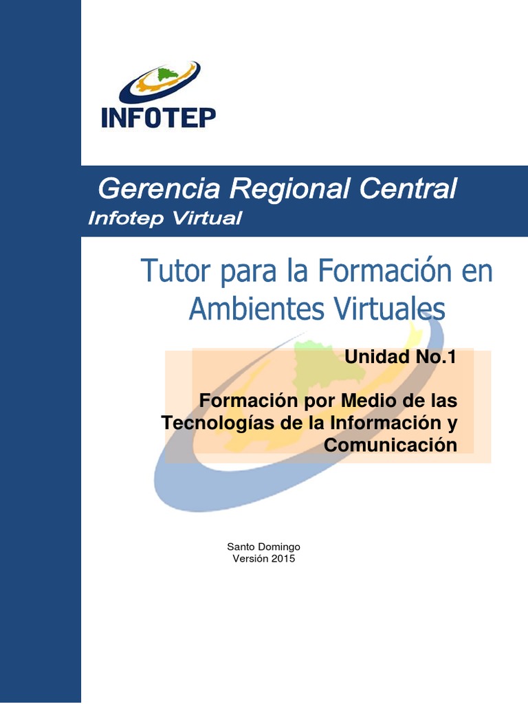 Curso De Tutores Virtuales Y Educación A Distancia Pdf Tecnologia