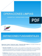 Operaciones Limpias