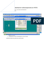 Resolución de Destilación Multicomponente en HYSYS