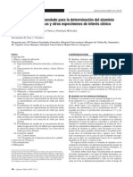 Elementos Traza-D-Procedimiento Recomendado Para La Determinación Del Aluminio en Muestras Biológicas y Otros Especímenes de Interés Clínico (2005) (1)