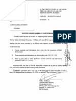 Motion for Incamera Ex Parte Hearing