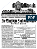 1932 Nr. 28, Die Luege Vom Nationalismus Ludendorffs Volkswarte, A3 Format, PDF