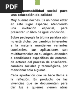 La Responsabilidad Social