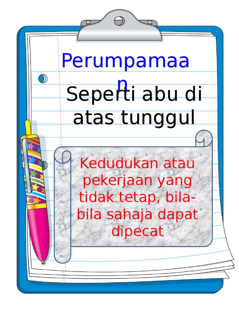 Perumpamaan Dan Pepatah Tahun 5 Pdf