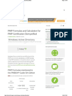 PMP Calculations Explained