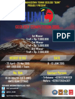 Geology Competition 2015: Himpunan Mahasiswa Teknik Geologi "Bumi" Proudly Present