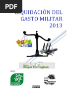 Liquidación Del Gasto Militar 2013