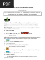 SeguraNet - Ficha de orientação para os alunos