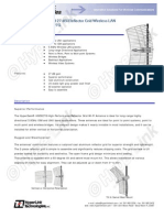 5.8 GHZ Ism / Unii Band 27 Dbi Reflector Grid Wireless Lan Antenna - Model: Hg5827G