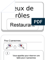 Jeux de Roles Au Restaurant