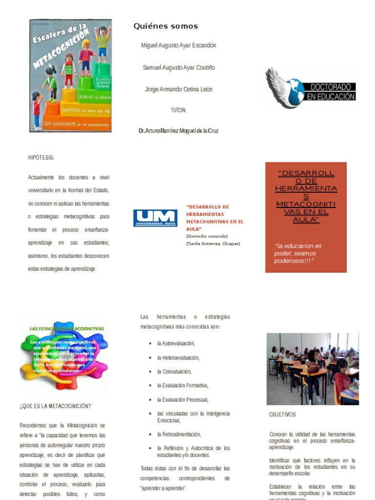 Estrategias Metacognitivas en el Aula | PDF