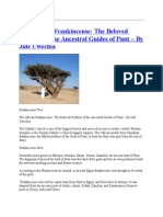 The African Frankincense the Beloved Perfume of the Ancestral Guides of Punt – by Jide Uwechia