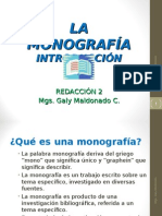 3a - La Monografía - Lección