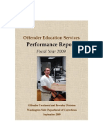 offender education services performance report fy09