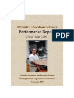 Offender Education Services Performance Report Fy09