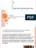 Taller de Investigación 1. Unidad 3.