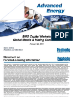 Peabody Energy - Bmo Presentation Submitted