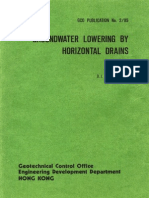 Groundwater Lowering by Horizontal Drains, by D.J. Craig & I. Gray (1985), 123 P. (Reprinted, 1990) PDF