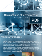 Manufacturing of Microprocessor: Farooq Ahmad Shah