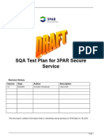 SQA Test Plan For 3PAR Secure Service: Revision History Date Author Description