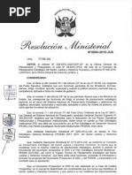 Plan Estratégico Sectorial Multianual (PESEM) 2015-2021 del Ministerio de Justicia y Derechos Humanos Perú