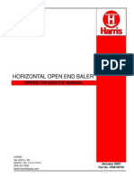 Horizontal Open End Baler: Operator/Service Manual