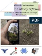 Vol 7 Revista Posibilidad Critica y Reflexión Los Retos de La Filosofia Frente a La Tecnología Del Siglo XXI