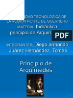 Principio de Arquimedes Diego Tomas