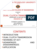 Dual Clutch Transmission: Visvesvaraya Technology University