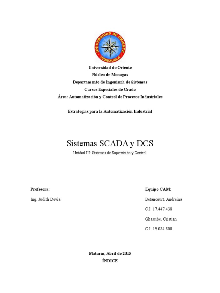 Estrategias en Sistemas DCS y SCADA | PDF | Scada | Tecnología digital