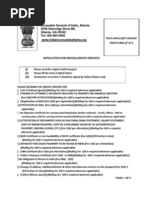 Atlanta Pcc Birth Certificate Passport