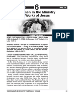 Women in The Ministry (Work) of Jesus: Date Easy Reading Edition May 2-8