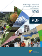 Estrategia Nacional de Cambio Climático del Ecuador