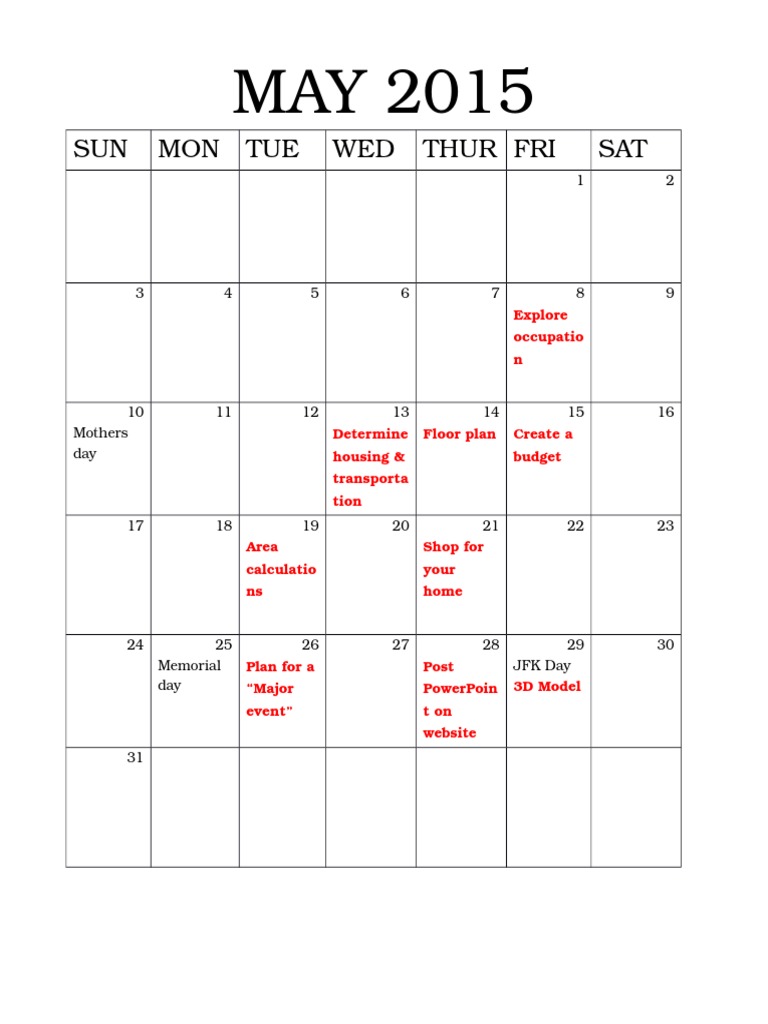 Calendar | PDF