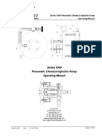Process Pumps & Systems: Series 1500 Pneumatic Chemical Injection Pump Operating Manual
