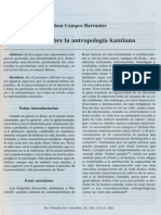 Apuntes Sobre La Antropologia Kantiana PDF