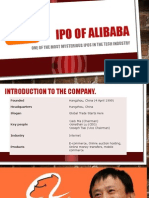 Ipo of Alibaba