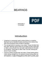 Bearings: - Shailesh Y 1111210237