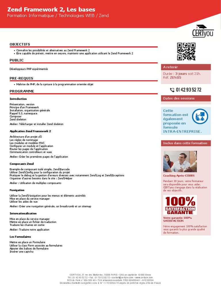 Formation Zend Framework 2 Essentials | PDF | PHP | Génie logiciel