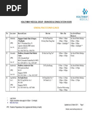 Jozpictsi3d7h コンプリート Healthway Medical Bedok 218 2765 Healthway Medical Bedok 218 Opening Hours