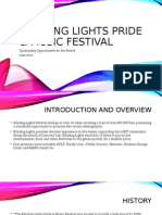Blinding Lights Pride & Music Festival Sponsorship