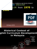 6th Lecture - Msia English Curriculum