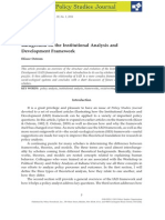 Ostrom Background Institutional Analysis 2011