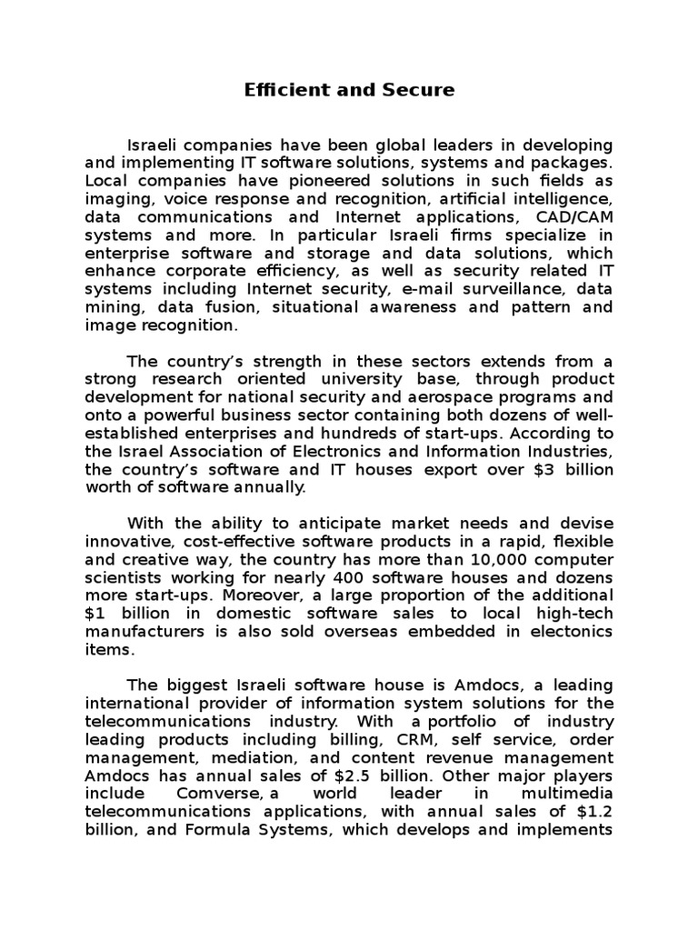 Efficient and Secure | PDF | Computers