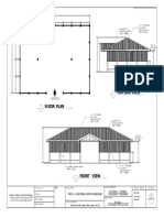 Warehouse Project Structural Plan and Floor Plan