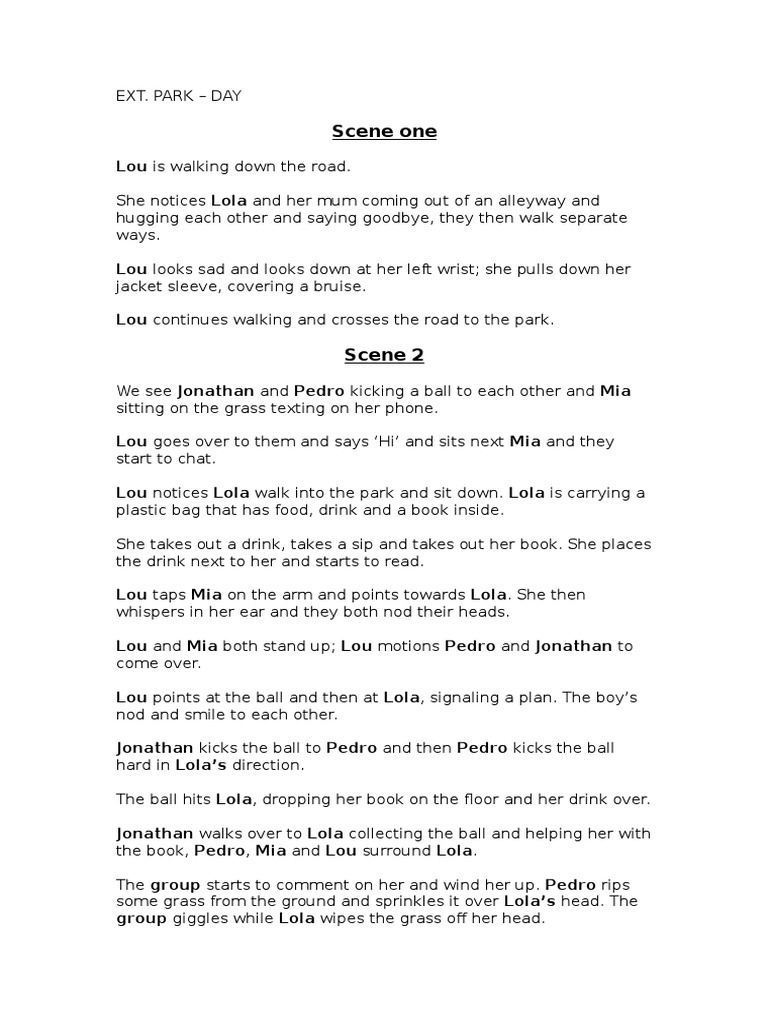 New Script | PDF | Leisure