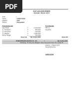 Contoh Slip Gaji Karyawan Format Ms Excel