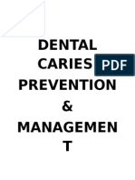 DENTAL CARIES Writeup - Abhishek