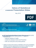 NDEP History of Gestational Diabetes Presentation Slides 508